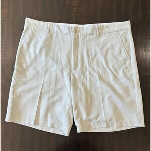 Greg Norman for Tasso Elba Mens Kakhi Light Gray Golf Shorts Size 42